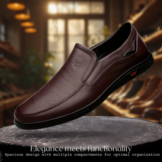 Aiden | Leather Casual Slip-On Shoes