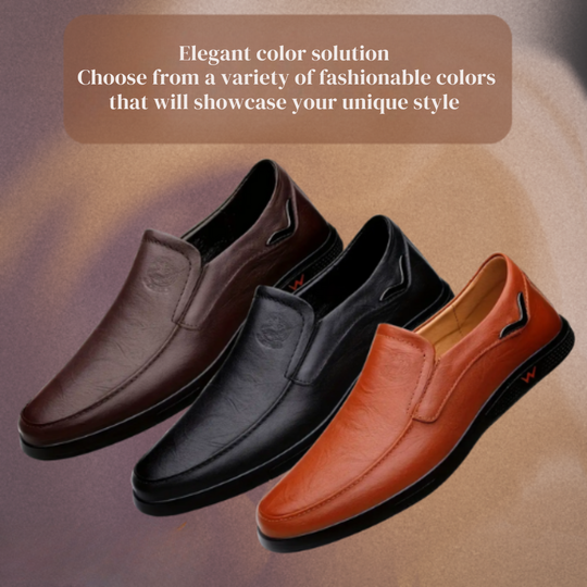 Aiden | Leather Casual Slip-On Shoes