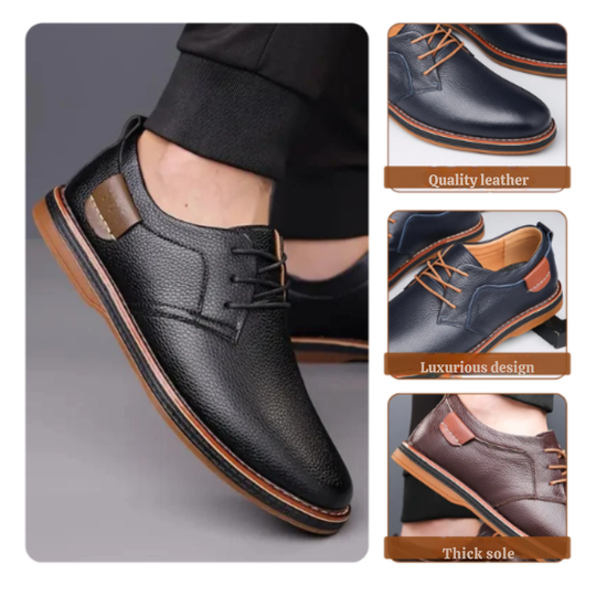 Connor Men's Shoes | Solid Color Work Shoes