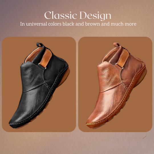 Orthopedic platform boot with apple design