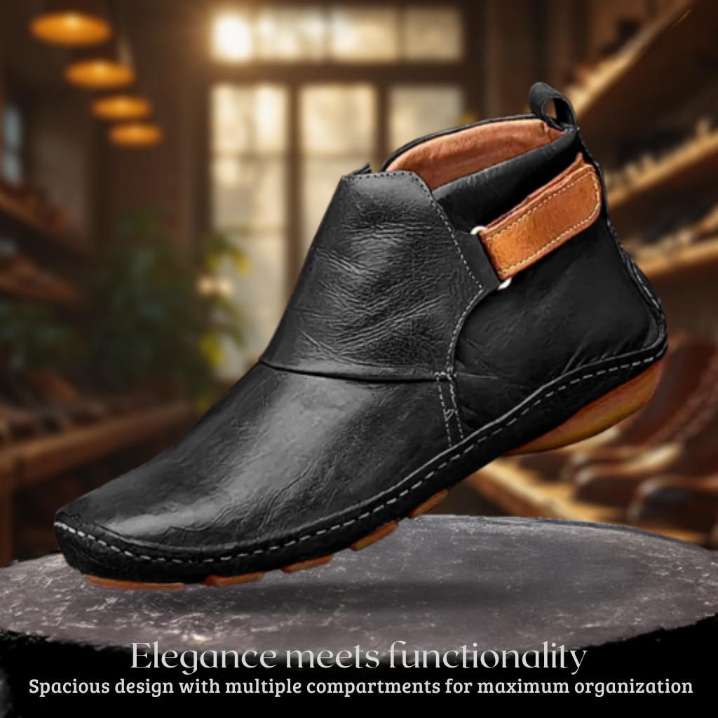 Orthopedic platform boot with apple design