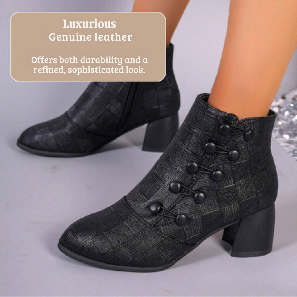 Hazel | Ankle Chunky Booties