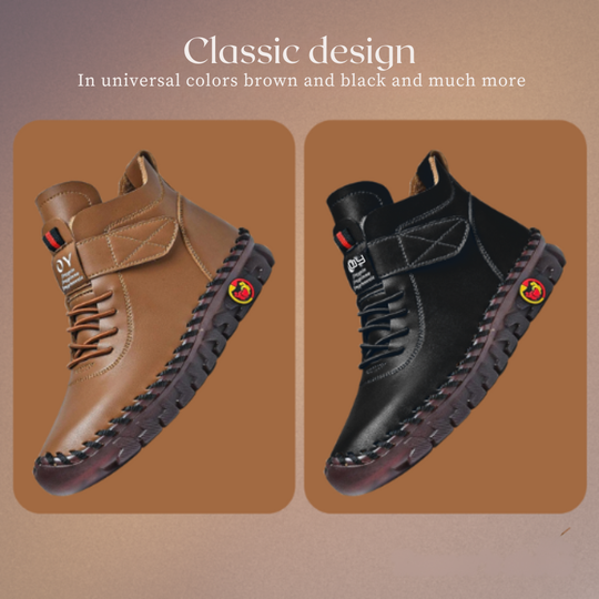 Janice | Leather Trekking Ankle Boots