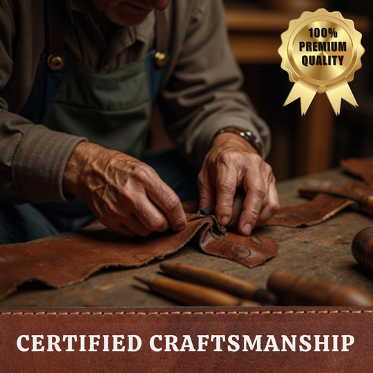 Carl | Fashionable Leather Loafers with Stitching for Men