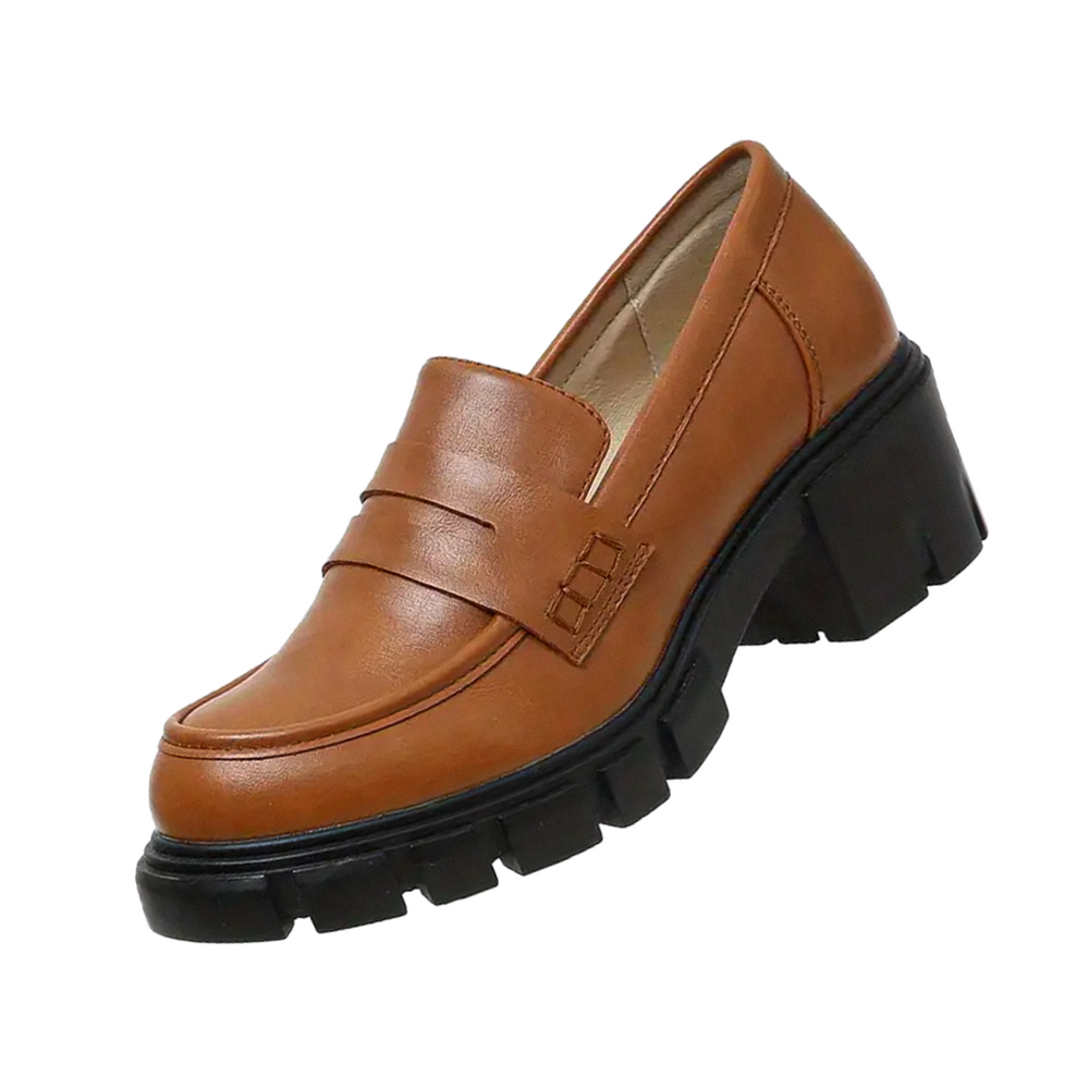 Elanora | Women's Chunky Heel Loafers