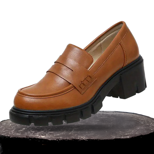 Elanora | Women's Chunky Heel Loafers