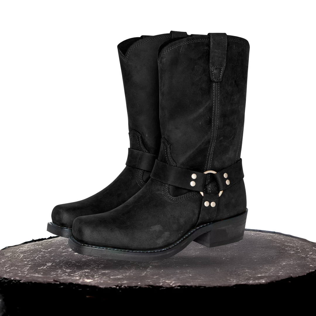 Elias | Retro Mid-Calf Leather Boots