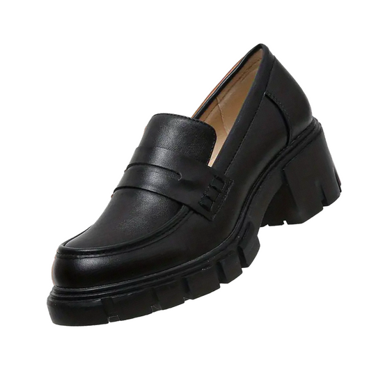 Elanora | Women's Chunky Heel Loafers