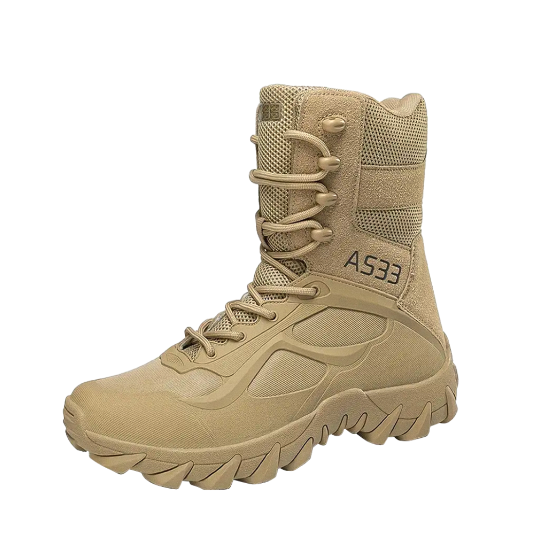 Alec | Men's Boots with Cushioned Rubber Sole and Military Style