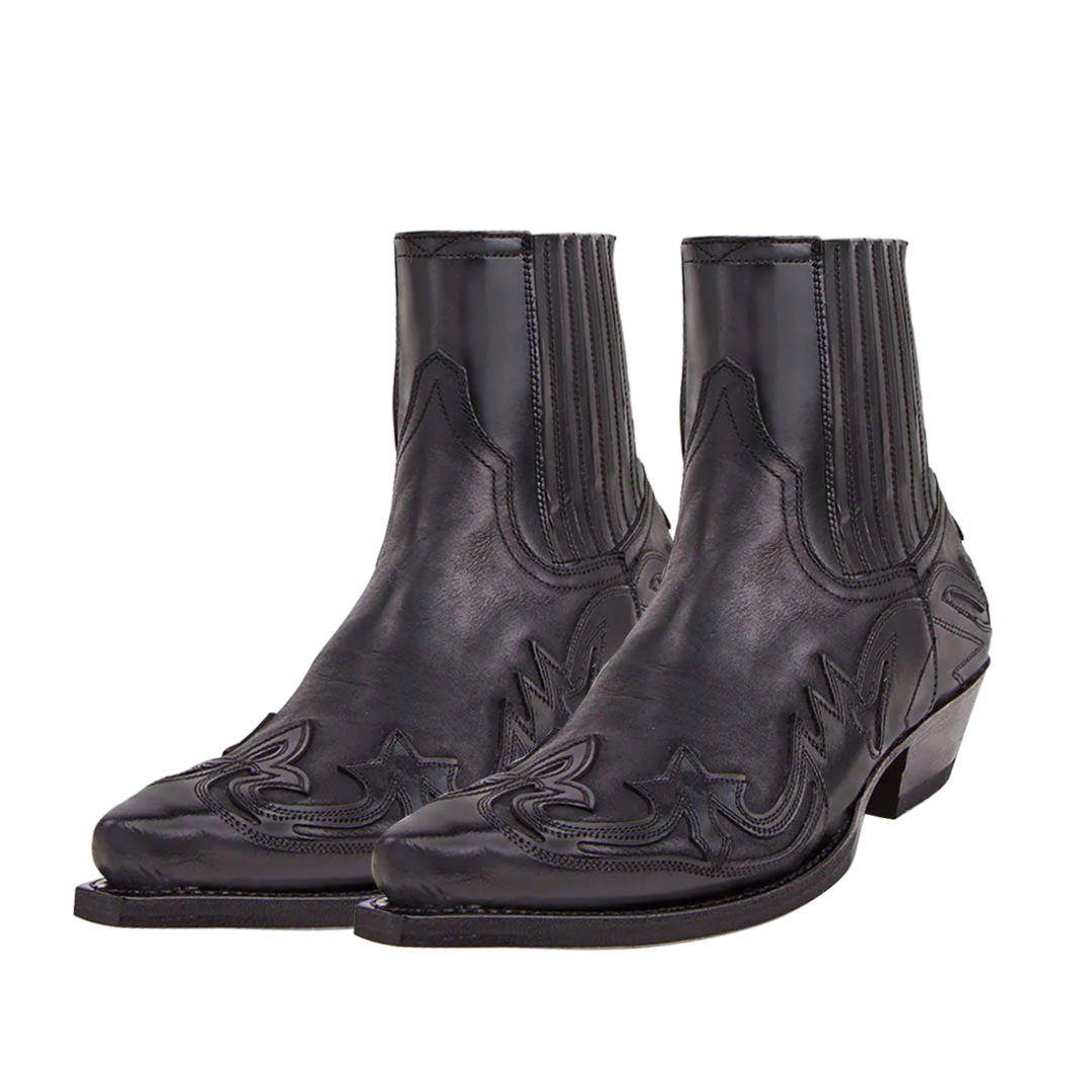 Brian | Classic Low Heel Cowboy Boots