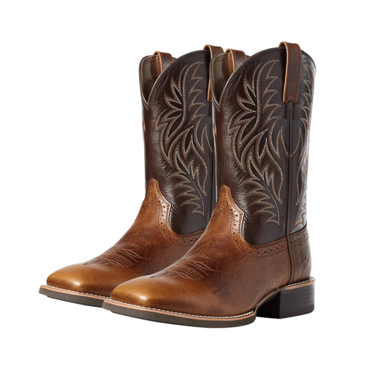 Henning Mid-Calf Embroidered Cowboy Boots