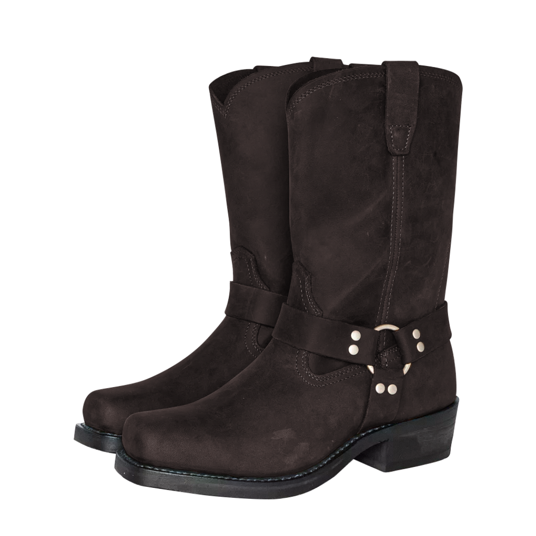 Elias | Retro Mid-Calf Leather Boots