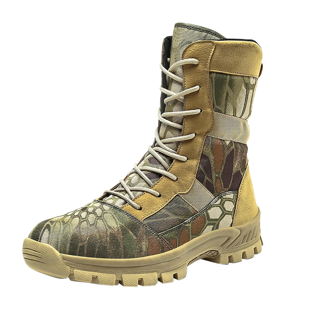 Hugh | Men's Military Tactical Boots with High Camo