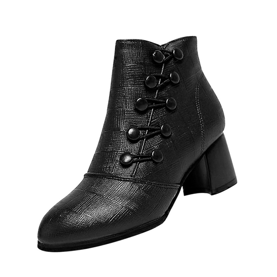 Hazel | Ankle Chunky Booties