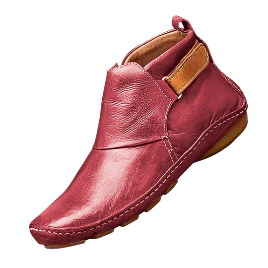 Orthopedic platform boot with apple design