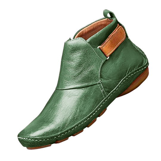 Orthopedic platform boot with apple design