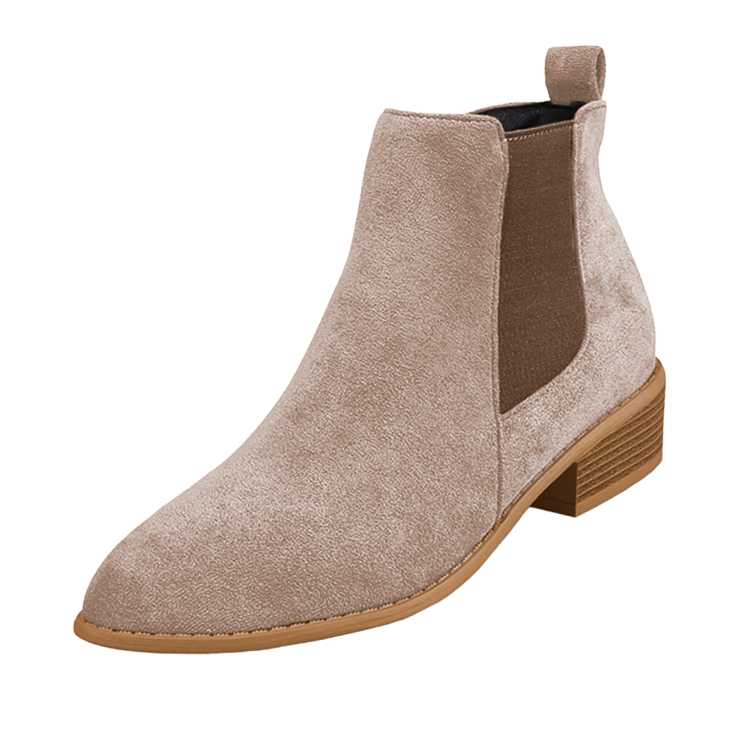 Clara | Pointed Toe Ankle Boots with Zip