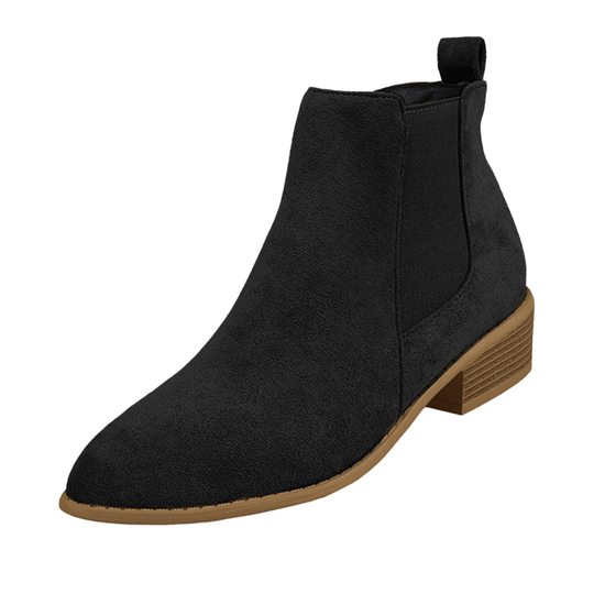 Clara | Pointed Toe Ankle Boots with Zip