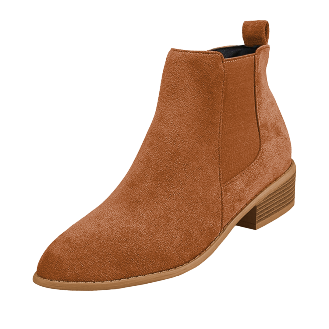 Clara | Pointed Toe Ankle Boots with Zip
