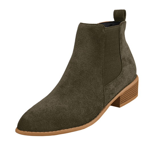 Clara | Pointed Toe Ankle Boots with Zip