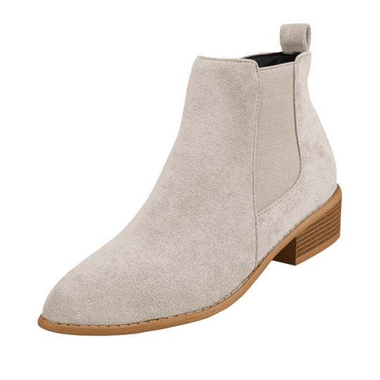 Clara | Pointed Toe Ankle Boots with Zip
